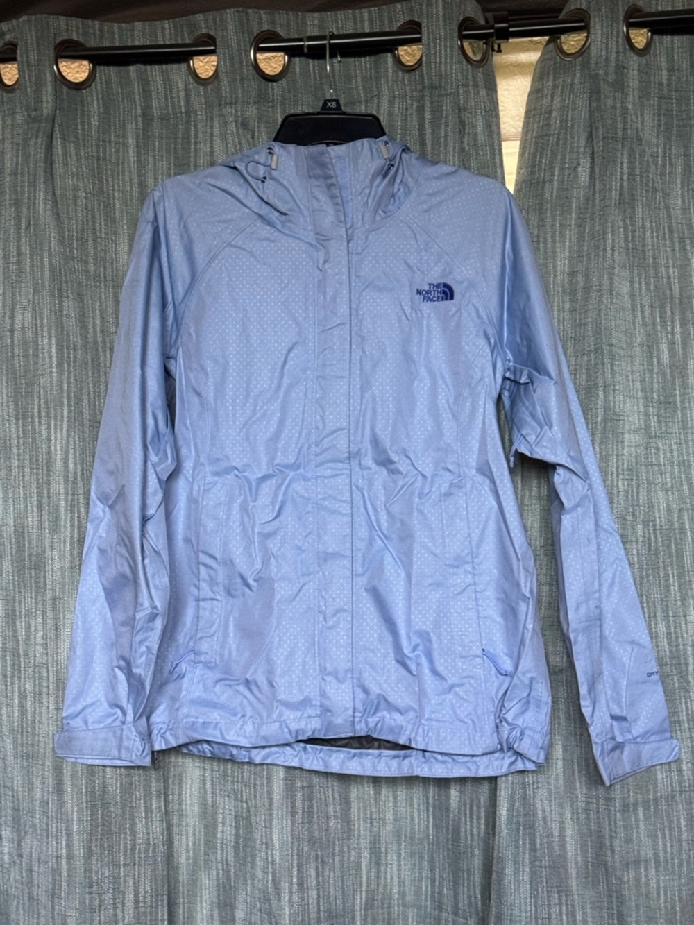 The North Face Light Purple Waterproof Hooded Rain Jacket